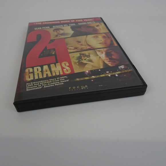 🍿21 Grams Movie (DVD) Factory Sealed NEW Sean Penn Benicio Del Toro Naomi Watts - Picture 6 of 6